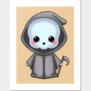 Cute Grim Reaper Posters and Art